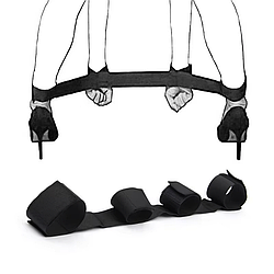 Фіксатори для рук і ніг С0176С2, нейлонові, універсальні, чорні