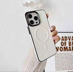 Чехол AirCase Magnetic Armor для iPhone 15 Pro білий