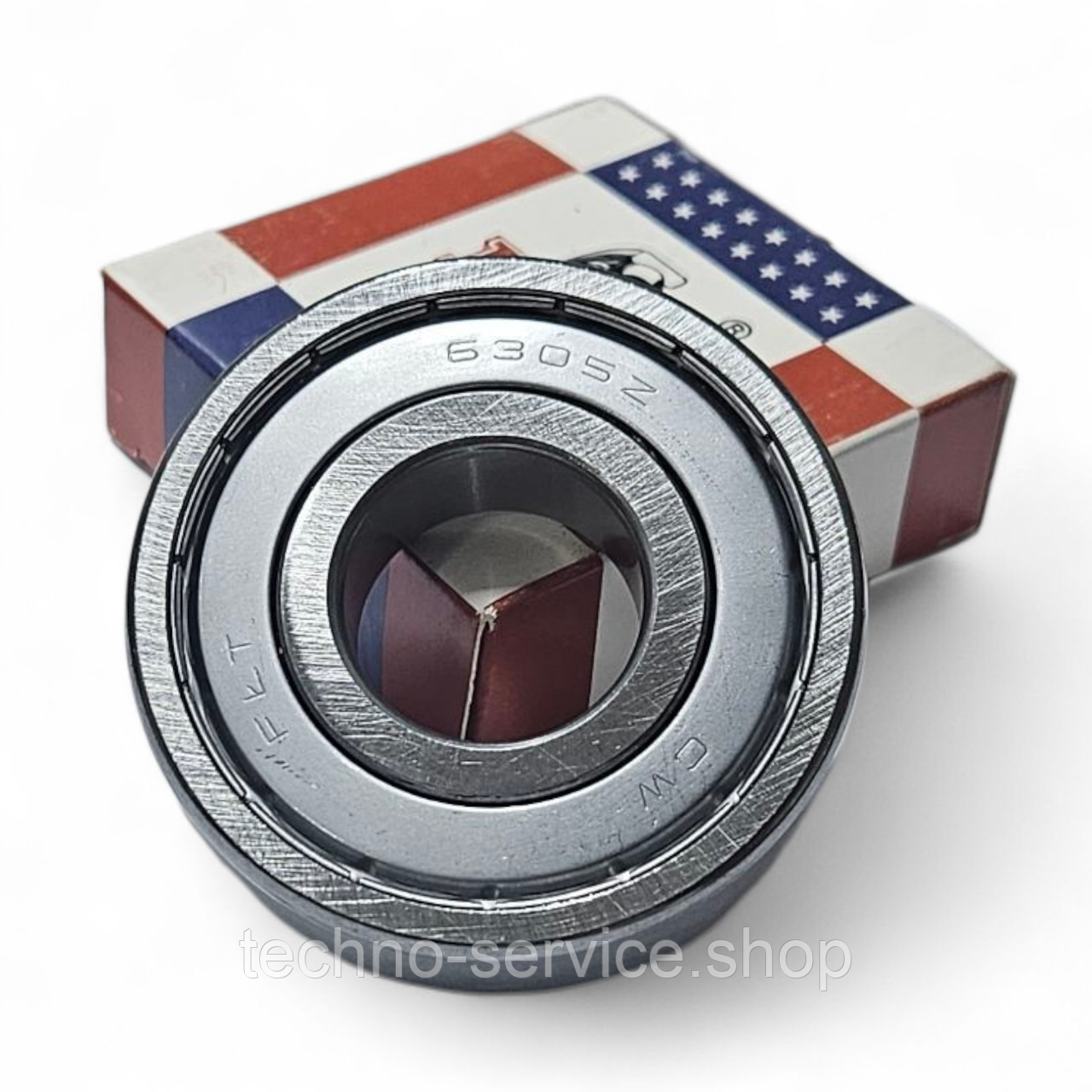 Підшипник FLT 6305-ZZ метал (25*62*17), фото 1