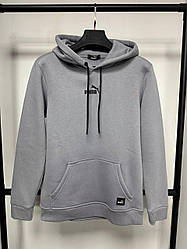 Чоловіча брендова тепла худі Pm, чоловіча зимова кофта сіра. Кофти світшоти. Чоловічий одяг