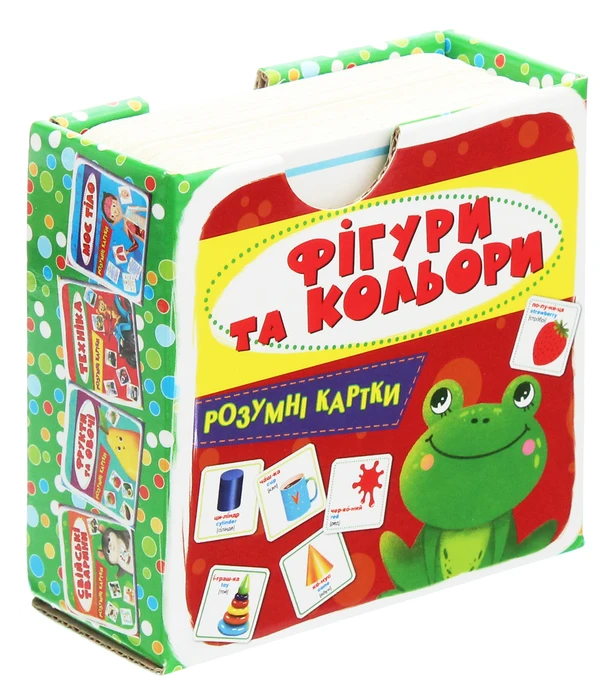 Розумні картки. Фігури та кольори. 30 карток, фото 1