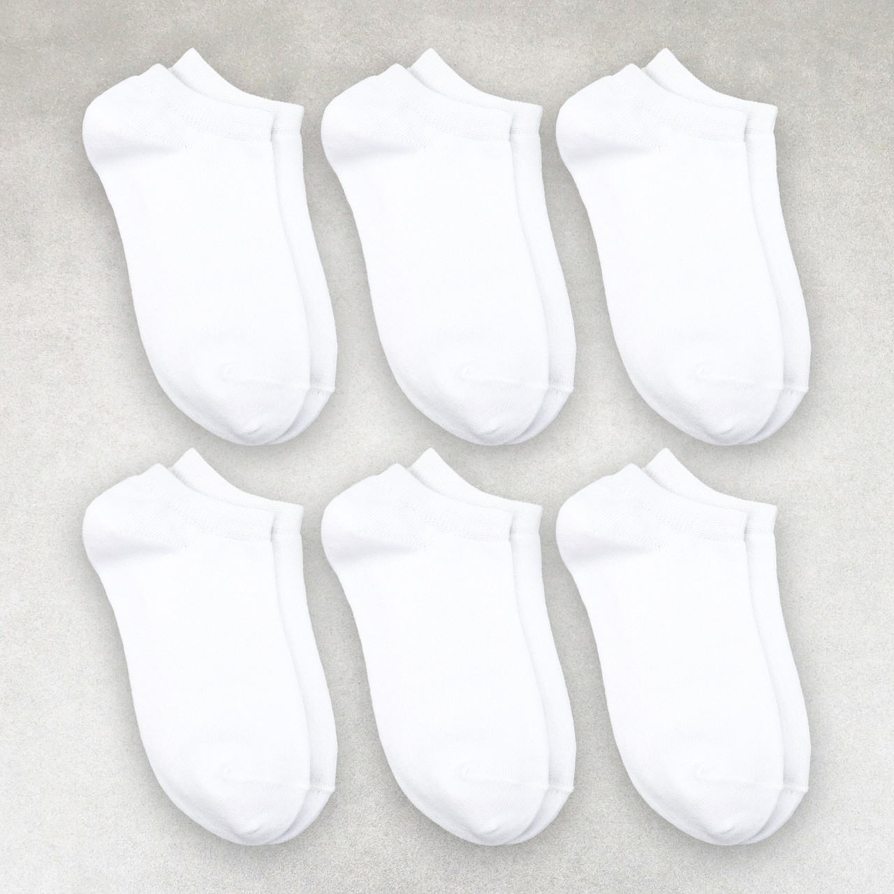 Шкарпетки чоловічі 6 пар короткі колір "White" зі зручною резинкою преміум сегмент розмір 39-42, фото 1