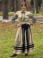 Стильний та сучасний вишитий жіночий костюм з вишивкою "Бескиди"