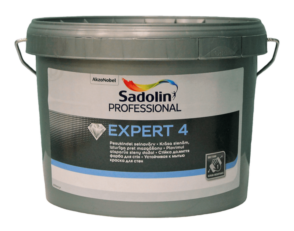 SADOLIN Expert 4, матова стійка до миття фарба для стін, SADOLIN