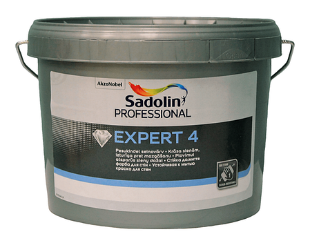 SADOLIN Expert 4, матова стійка до миття фарба для стін, SADOLIN, фото 1