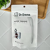 Скребки для язика одноразові Dr.Emma Paper Tongue Scraper, 60 шт