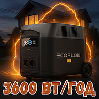 Зарядна станція для техніки Ecoflow delta pro deltapro-eu 3600 Вт/год, Потужна зарядна станція для кемпінгу, дому, офісу