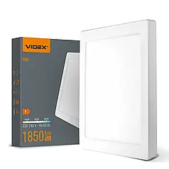Точковий LED світильник Videx DL6S 18W 3000-4000-6500K вбудований квадрат VL-DL6S-18CW
