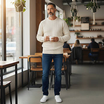 Реглан чоловічий Tony Montana T5044 A.BEJ 17% шерсть, 17% поліестер, 66% акрил L(Р)