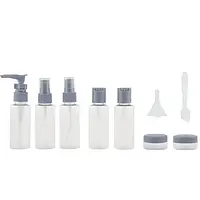 Дорожній набір 9в1 для косметики та засобів гігієни Дорожній набір ємностей