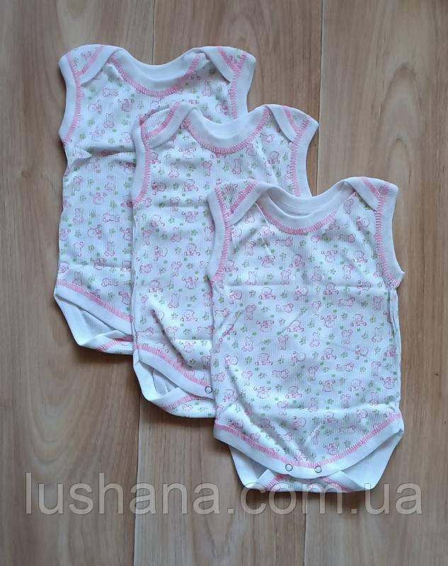 Боді  майка на дівчинку / р.74 / 6-9 міс. / 1 шт., фото 1