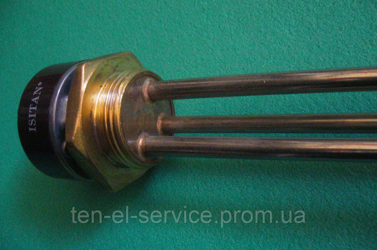 Тен Тен Sanal 1,5 кВт + Isitan, різьблення 1¼, нерж.