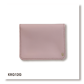 Картхолдер для карток з маленьким гербом (рожевий)