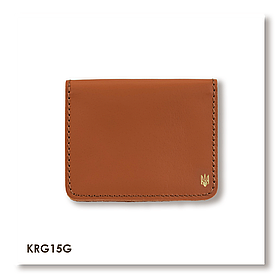 Картхолдер для карток з маленьким гербом (теракотовий)