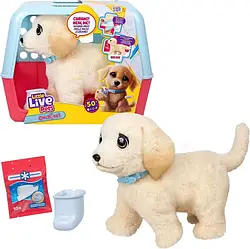 Інтерактивна іграшка Moose Little Live Pets Dog Ouchies цуценя Лабрадор  "Ой болить"  із звуками та реакціями