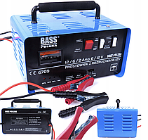 Пуско-зарядний пристрій  75А 6В/12В Bass Polska 6709 для автомобільних акумуляторів з індикатором заряду