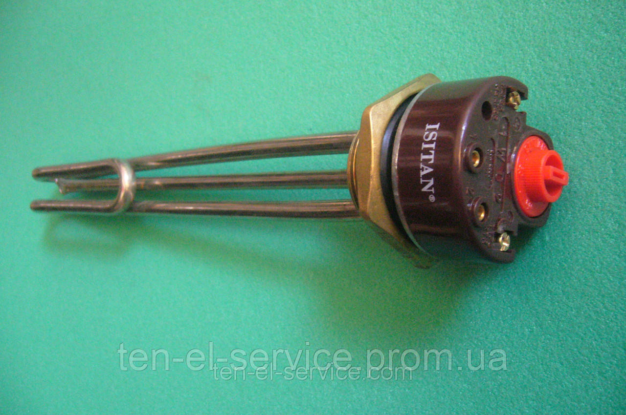 Тен Sanal 2,5 кВт + Isitan, різьблення 1¼, нерж.