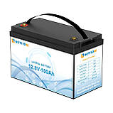 Акумулятор LiFePo4 12.8v 100Ah літій-залізо-фосфатний BMS 1280Wh BottioNe, фото 6