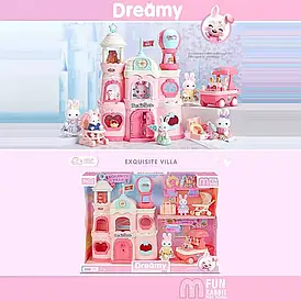 Будиночок 6694 A 2 флоксові фігурки, замок, візочок, аксесуари