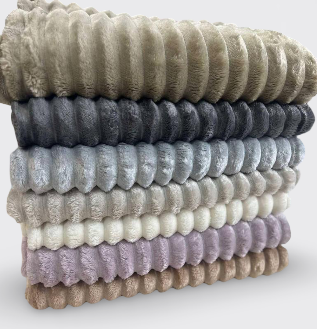 Плед шарпей широка смужка 150х200 см (мікс), фото 1