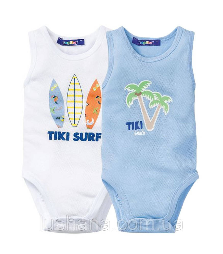 Боді майки Lupilu на хлопчика  / 62-68 / 2-6 міс. / 1 шт. / білий, фото 1