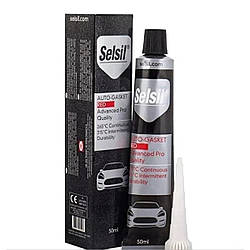 Герметик - ущільнювач SELSIL силіконовий (Червоний) термостійкий автомобільний V50 мл.  [48]