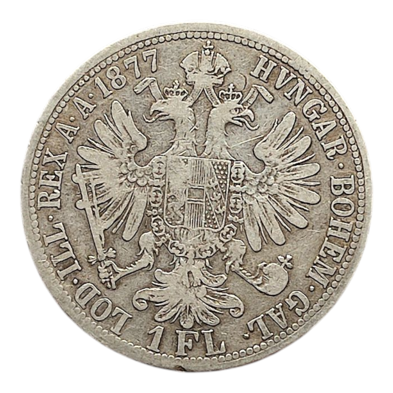 Австрія 1 флорин, 1877, фото 1