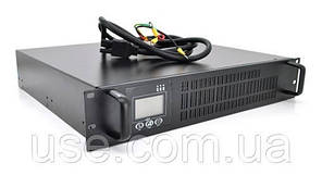 UPS online 2,7 кВт, KW, 3000 VA, ВА, ДБЖ, rach mount, в стійку, однофазний, 1ф, з зовнішніми акумуляторами
