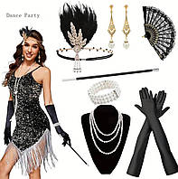 Набір прикрас для свят та вечірок у стилі Гетсбі (№7)