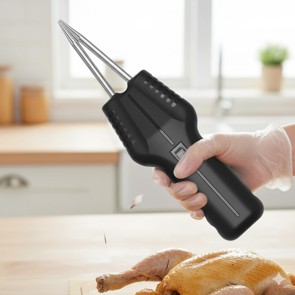 Електричний пінцет для видалення пір'я у птиці, від USB , 160Вт / Вищипувач пір'я / Ощипувач птиці, фото 1