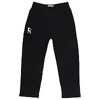 Штани дитячі для дівчинки GABBI BR-R Троянди Темно-синій на зріст 80 (11068) D11-2025