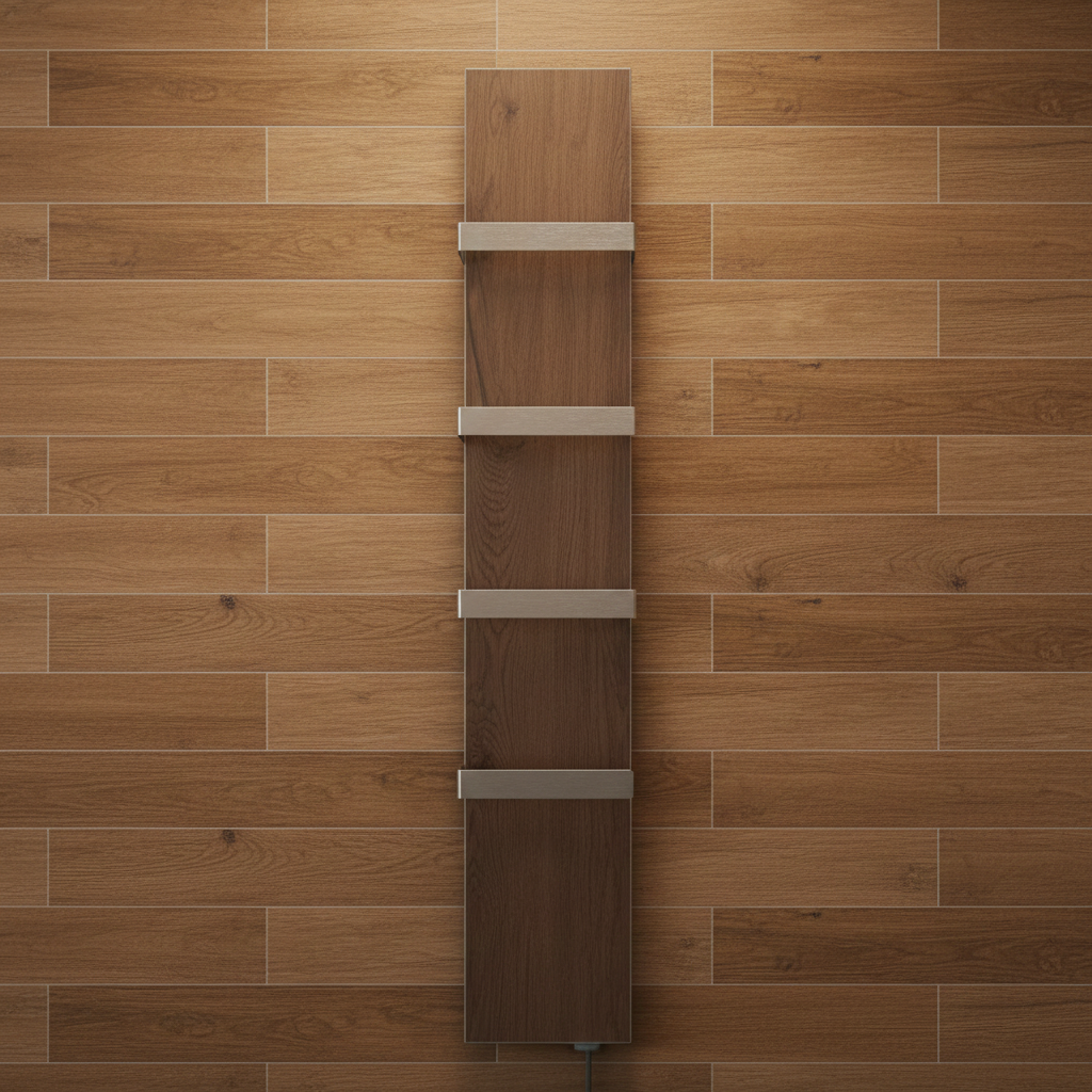 Рушникосушка керамічна Flyme  Flyme 420ТB (4R) з чотирма ручками, бежеве дерево, фото 1