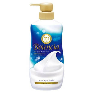 COW SOAP Bouncia Milk Body Soap Зволожуючий гель для душу, аромат білого мила, 480 мл