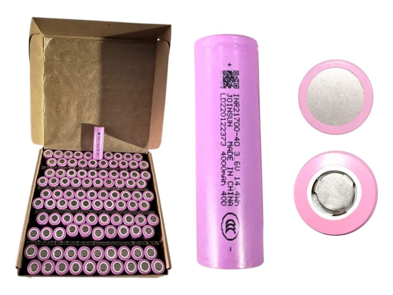 Акумулятор 21700-40 4000mAh 3.7 V 1.4Wh Pink Li-Ion