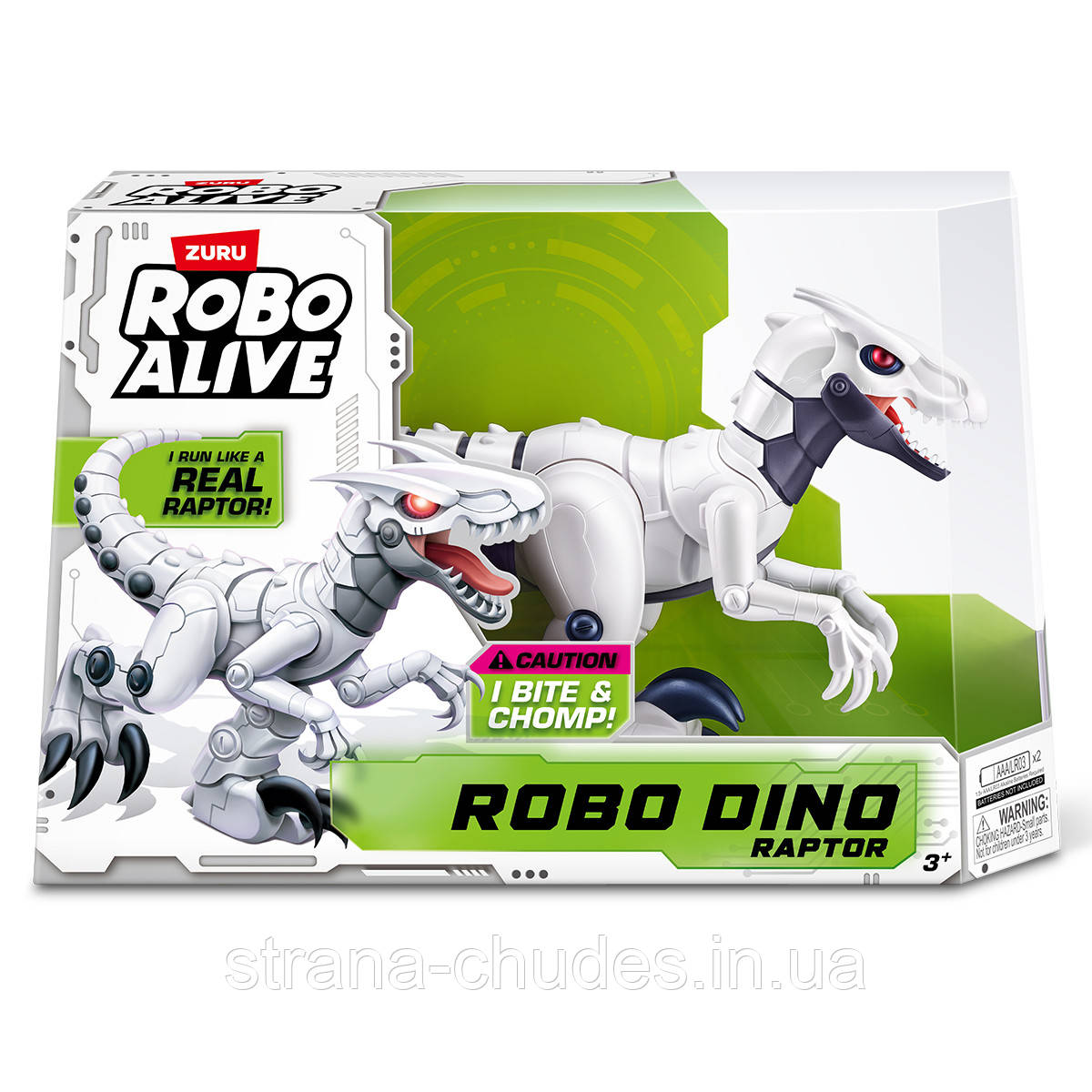 Інтерактивна іграшка ROBO ALIVE серії "Robo Dino" S1 – РАПТОР, фото 1