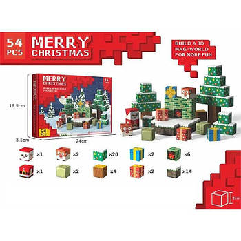 Магнітний конструктор 54 деталі FD136-47 G-Rich