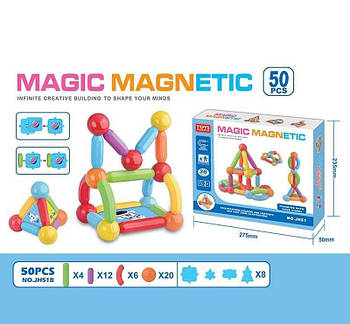 Магнітний конструктор 50 деталей JH51B G-Rich