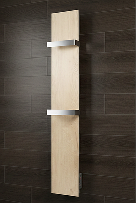 Керамічна рушникосушка 420ТB (2R) бежеве дерево, з програматором