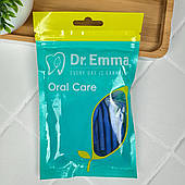 Міжзубні щітки кутові Dr.Emma 1,0-1,2 мм (синіі), 20 шт