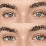 Сірі Лінзи Аврора Грей | Кольорові лінзи для краси ( Нульовки ) | Натуральні-Природні | Для світлих - чорних очей, фото 7