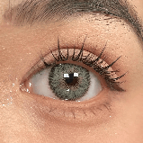 Сірі Лінзи Аврора Грей | Кольорові лінзи для краси ( Нульовки ) | Натуральні-Природні | Для світлих - чорних очей, фото 10