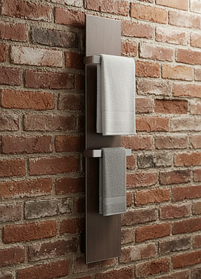 Керамічна рушникосушка 420ТB (2R) коричневе дерево, з програматором