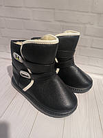 Угги черные на липучках , размеры  30, 31