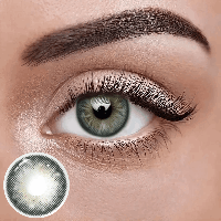 Зелені Контактні Лінзи Тейлор Грин Лінзи для краси ( Нульовки ) | Натуральні-Природні | Для світлих - чорних очей