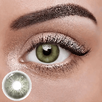 Зелені Контактні Лінзи Ліма Грин Лінзи для краси ( Нульовки ) | Натуральні-Природні | Для світлих - чорних очей