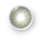 Зелені Лінзи Ліма Грин Контактні лінзи для краси ( Нульовки ) | Натуральні-Природні | Для світлих - чорних очей, фото 2