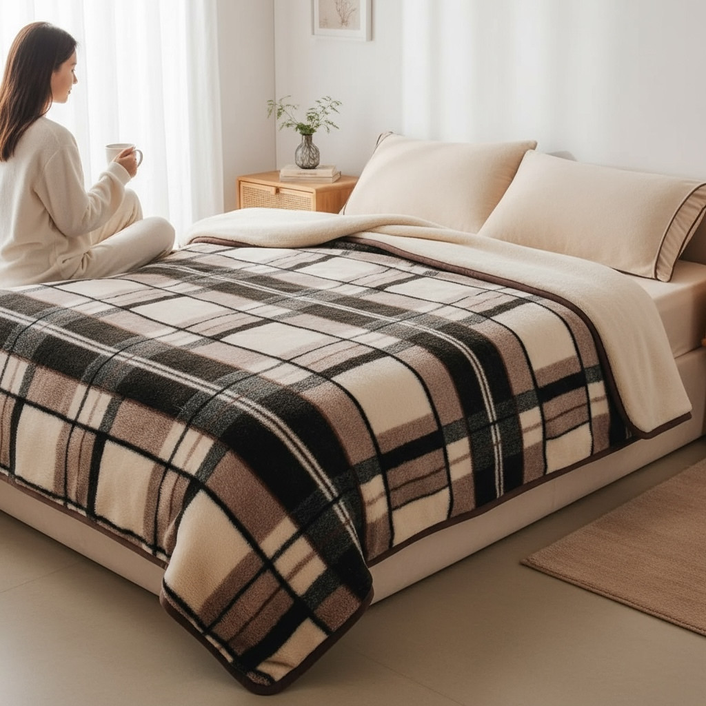 Ковдра з овчини 949 150х200 см, фото 1