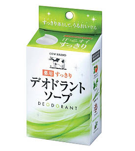 COW SOAP Deodorant Soap Освіжаюче дезодоруюче мило з таніном хурми, цитрусово-квітковий аромат, 125 г
