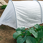 Біле агроволокно Shadow 42 г/м² 2,1×100 м — укривний матеріал для теплиць і захисту рослин від заморозків, фото 4
