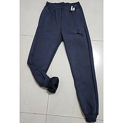 Сірі штани з манжетом на флісі "Юніор" Розміри: 11-15 років (36043-2)